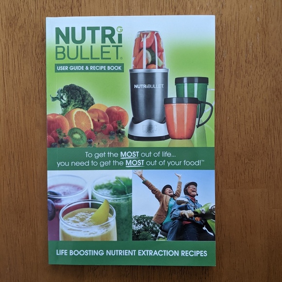 Nutri-Bullet User Guide and Recipe Book (paperback book) - Picture 1 of 7